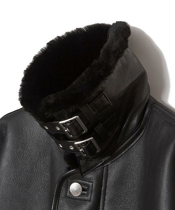 CRIMIE クライミー MOUTON LEATHER JACKET