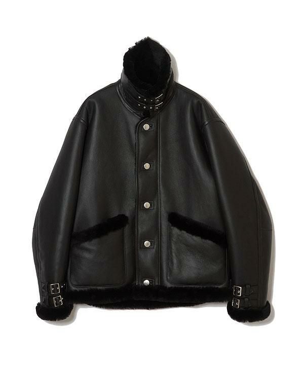 CRIMIE クライミー MOUTON LEATHER JACKET