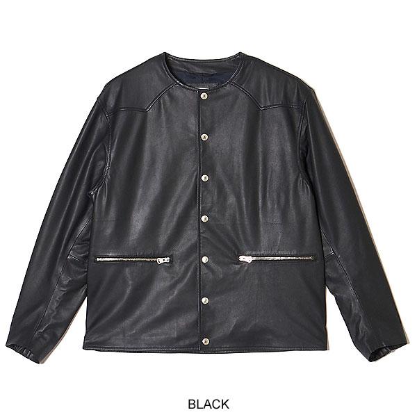 CRIMIE クライミー LAMB LEATHER RIDERS CARDIGAN