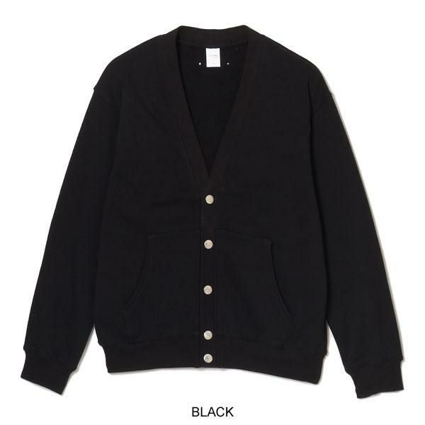CRIMIEクライミー コットンニットカーディガン　ブラック　S CRIMIE クライミー SWEAT CARDIGAN
