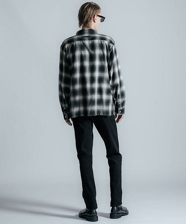 CRIMIE クライミー OMBRE CHECK SHIRT