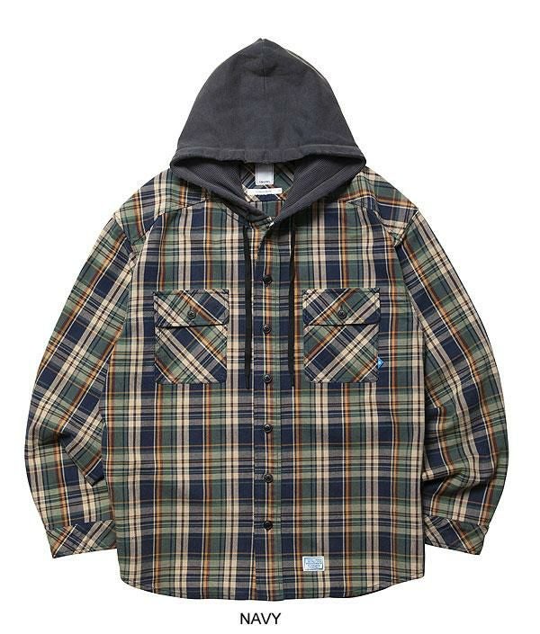 Liberaiders リベレイダース HOODED PLAID SHIRT | ARTIF [ストリート