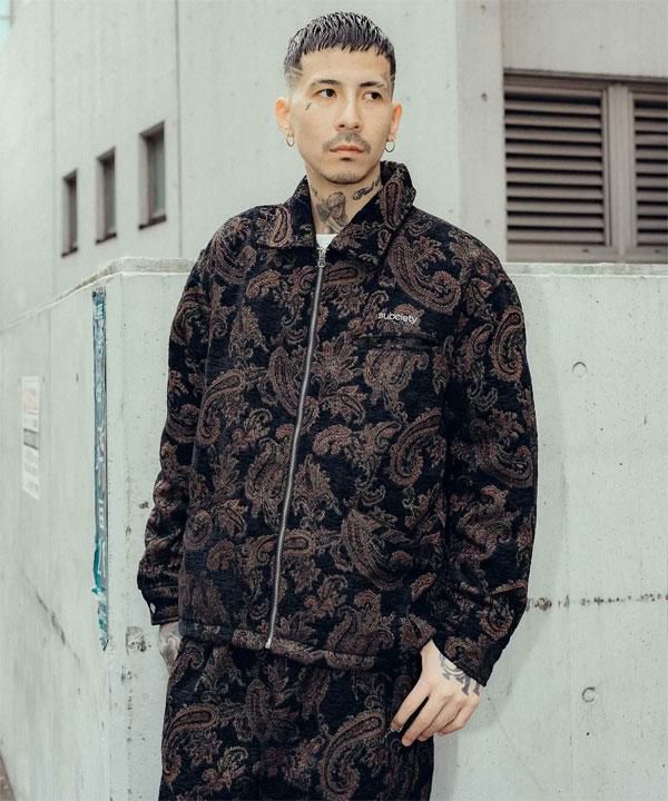 SUBCIETY サブサエティ Chenille sports jkt