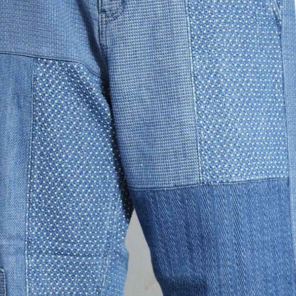 FDMTL ファンダメンタル PATCHWORK WIDE PANTS 3YR WASH