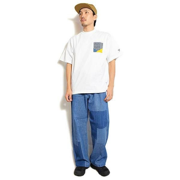 FDMTL ファンダメンタル PATCHWORK WIDE PANTS 3YR WASH