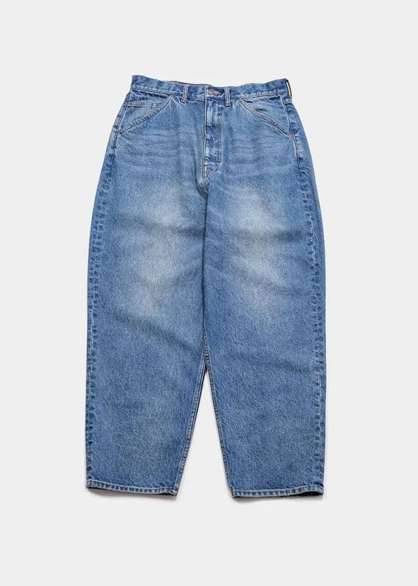 APPLEBUM アップルバム “Selena” Wide Tapered Denim Pants (Damage)