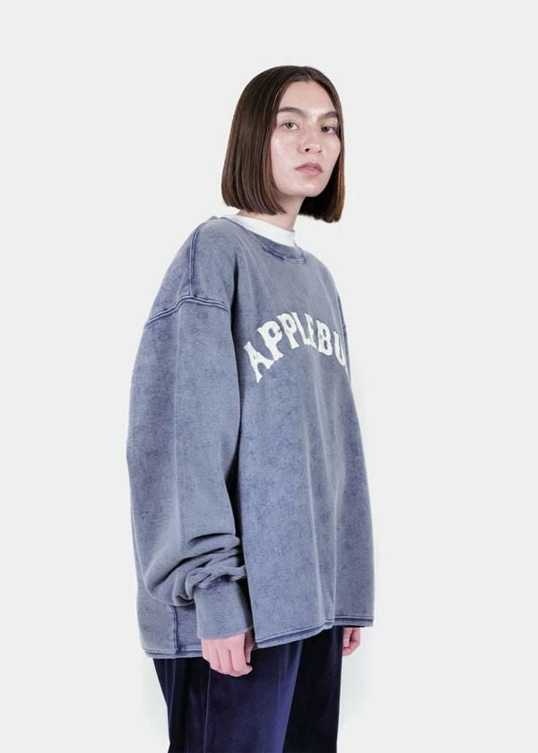 APPLEBUM アップルバム “Old Baseball” Crew Sweat