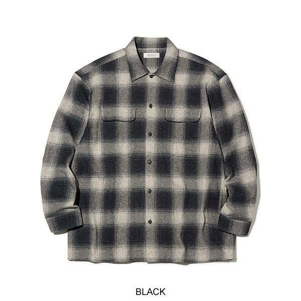 RADIALL ラディアル SHORE - OPEN COLLARED SHIRT L/S