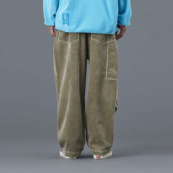 Liberaiders リベレイダース GARMENT DYED CORDUROY SARROUEL PANTS