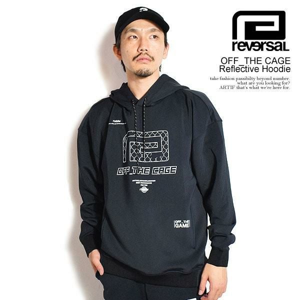 トップス reversal OFF_THE CAGE reversal × OFF_THE GAME リバーサル OFF_THE CAGE Reflective Hoodie