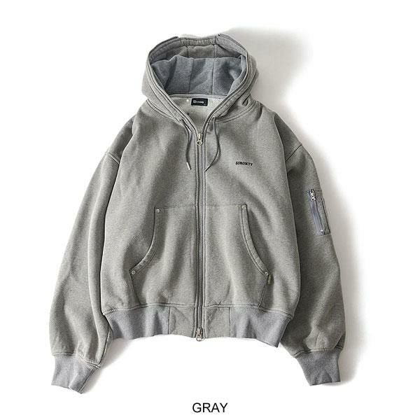 フーディー SUBCIETY サブサエティ Full zip hoodie