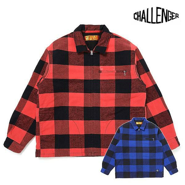 CHALLENGER チャレンジャー LINING ZIP UP SHIRT