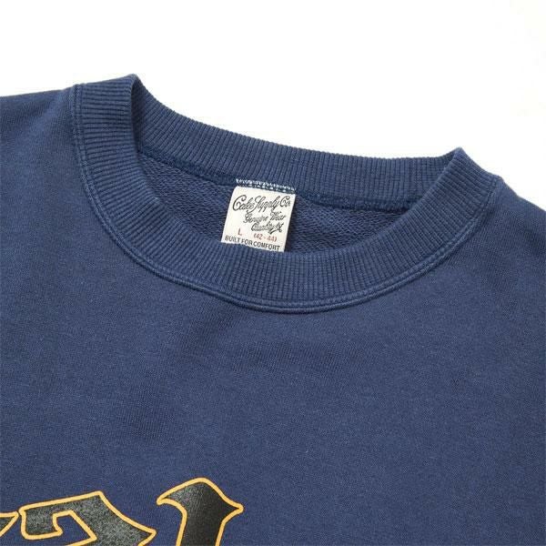 CALEE キャリー EMBLEM LOGO CREW NECK SW