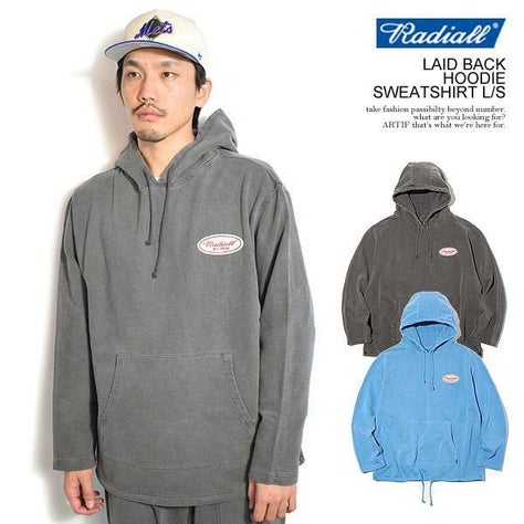 RADIALL ラディアル LAID BACK - HOODIE SWEATSHIRT L/S