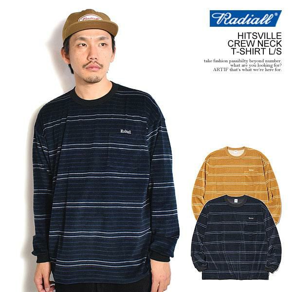 RADIALL ラディアル HITSVILLE - CREW NECK T-SHIRT L/S