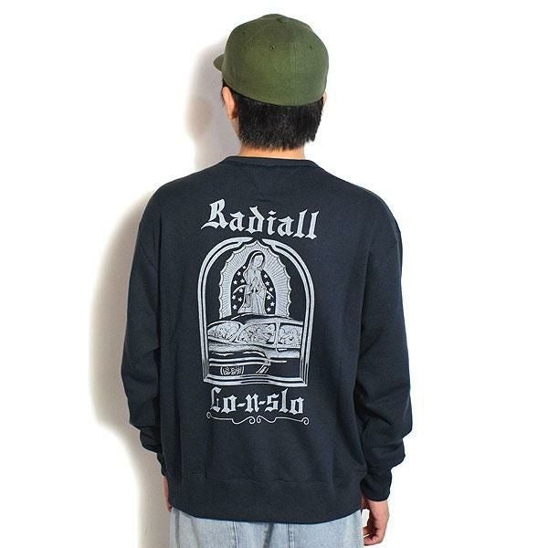 RADIALL ラディアル BOULEVARD - LOOPWHEEL CREW NECK SWEATSHIRT L/S
