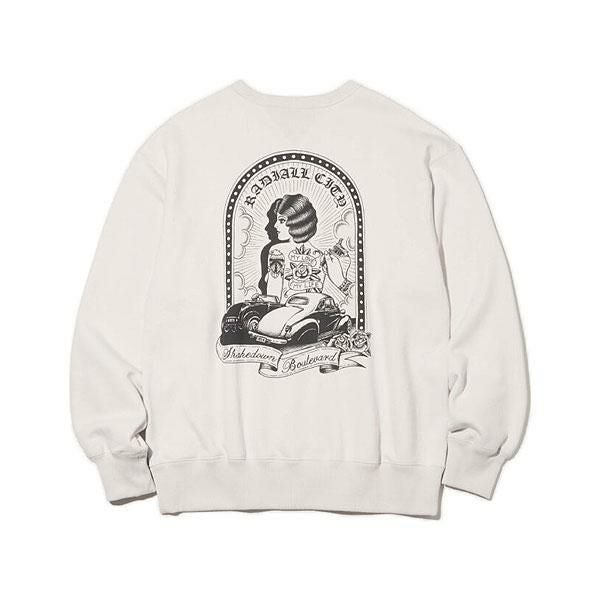 RADIALL ラディアル BOULEVARD - LOOPWHEEL CREW NECK SWEATSHIRT L/S