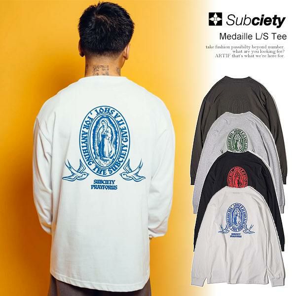 SUBCIETY サブサエティ Medaille L/S Tee
