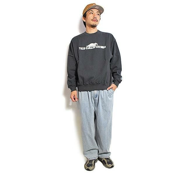 The Endless Summer エンドレスサマー TES SAME OLD CN SWEAT -CHARCOAL-