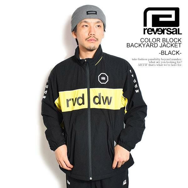 reversal リバーサル COLOR BLOCK BACKYARD JACKET -BLACK- | ARTIF 