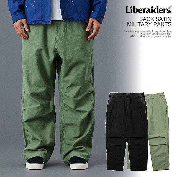 Liberaiders リベレイダース BACK SATIN MILITARY PANTS | ARTIF