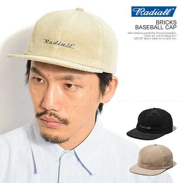 希少　Radiall ラディアル　コーデュロイキャップ RADIALL ラディアル BRICKS - BASEBALL CAP