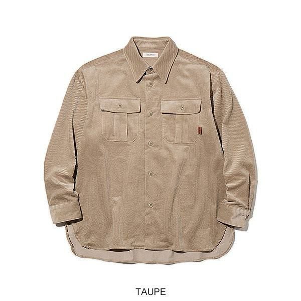 RADIALL ラディアル BRICKS - REGULAR COLLARED UTILITY SHIRT L/S