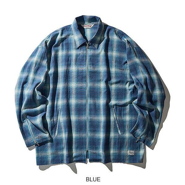 CLUCT クラクト PUEBLO[L/S ZIP SHIRT]