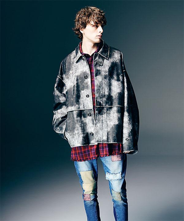 glamb グラム Oversize Synth Leather Blouson
