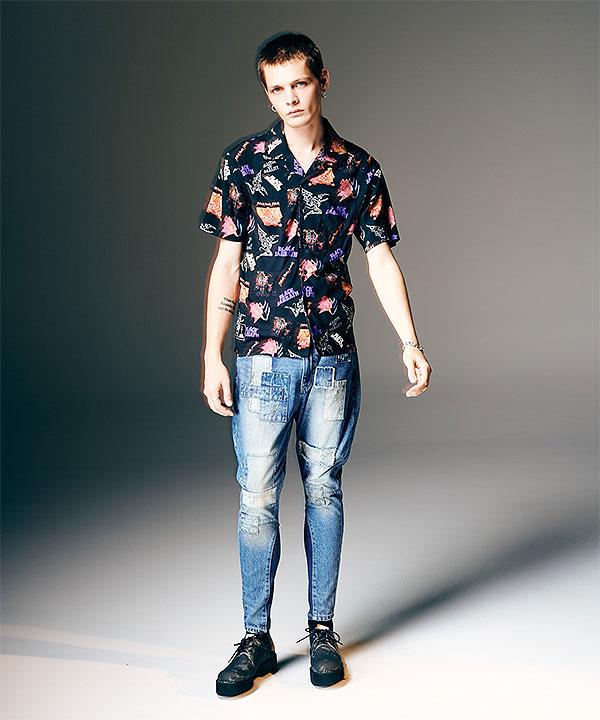 glamb グラム Unplugged Poly Denim