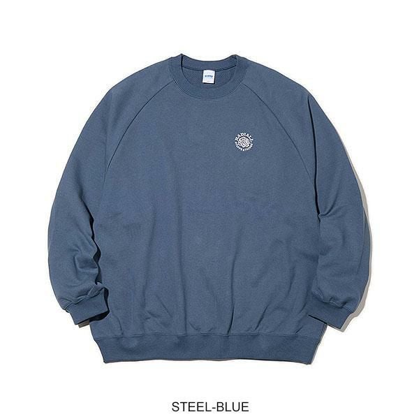 RADIALL ラディアル RHODES - CREW NECK SWEATSHIRT L/S