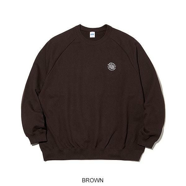 RADIALL ラディアル RHODES - CREW NECK SWEATSHIRT L/S