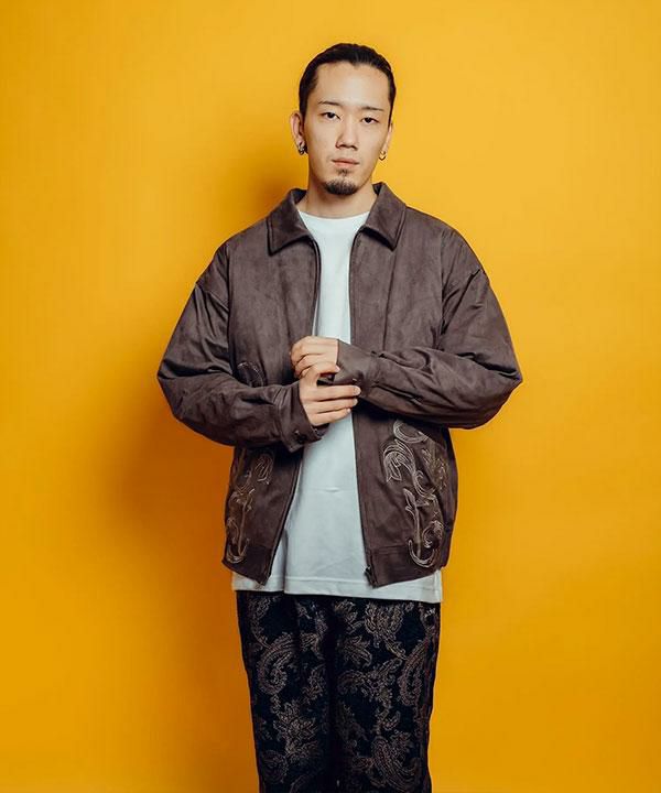 SUBCIETY サブサエティ Padded suede swing top