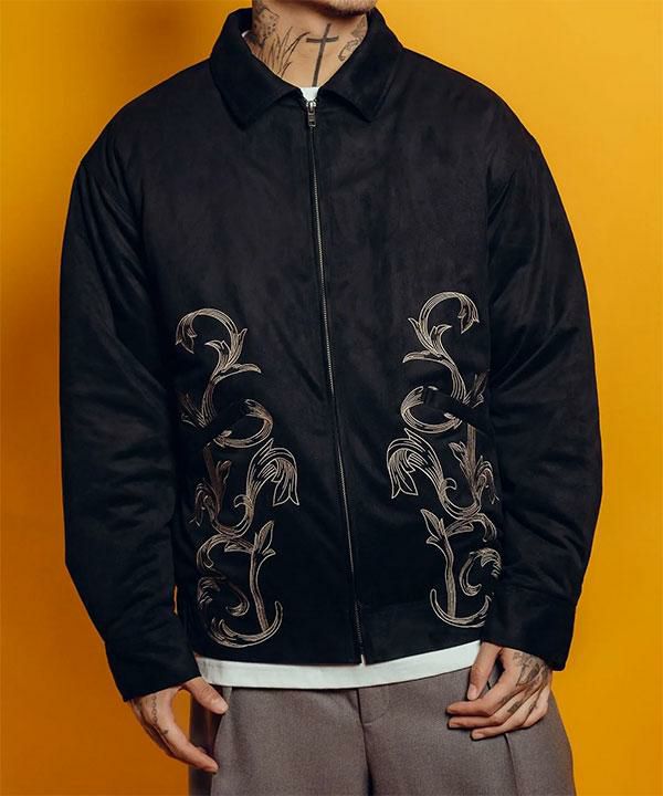 SUBCIETY サブサエティ Padded suede swing top