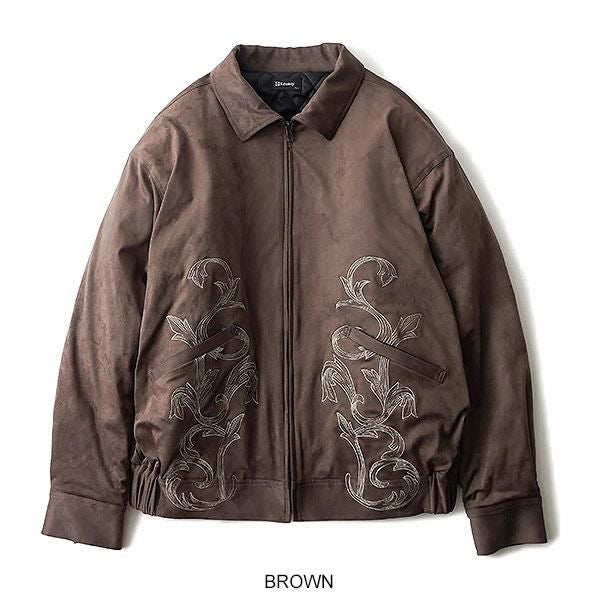 SUBCIETY サブサエティ Padded suede swing top