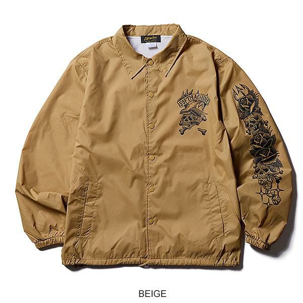 SOFTMACHINE ソフトマシーン TOTEM SKULLS JK (COACH JACKET)