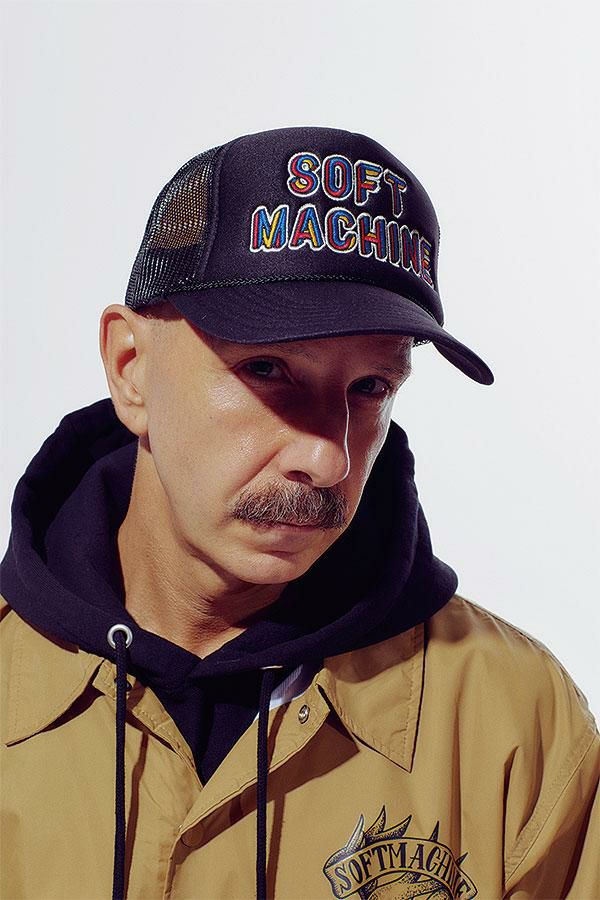 SOFTMACHINE ソフトマシーン MULTIPLE LOGO CAP (MESH CAP)
