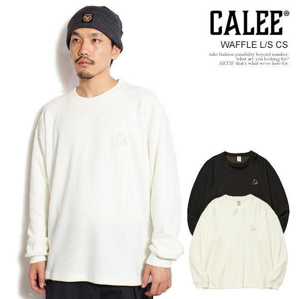 CALEE キャリー WAFFLE L/S CS