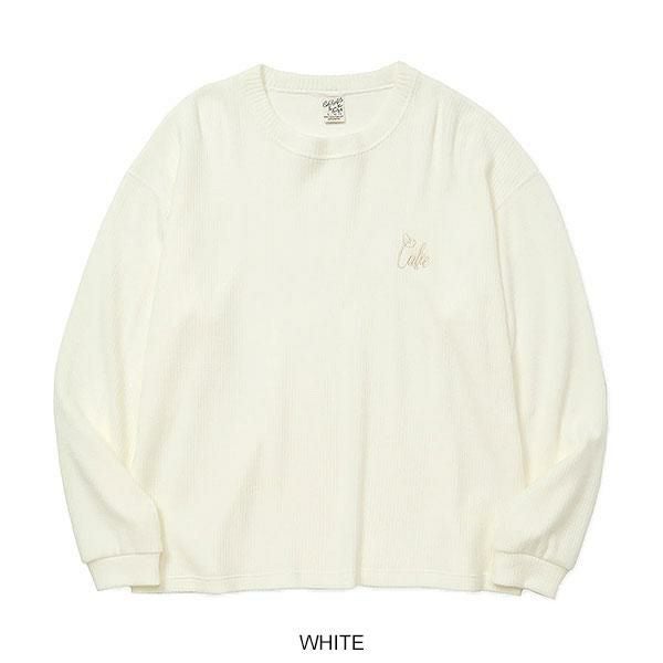 CALEE キャリー WAFFLE L/S CS