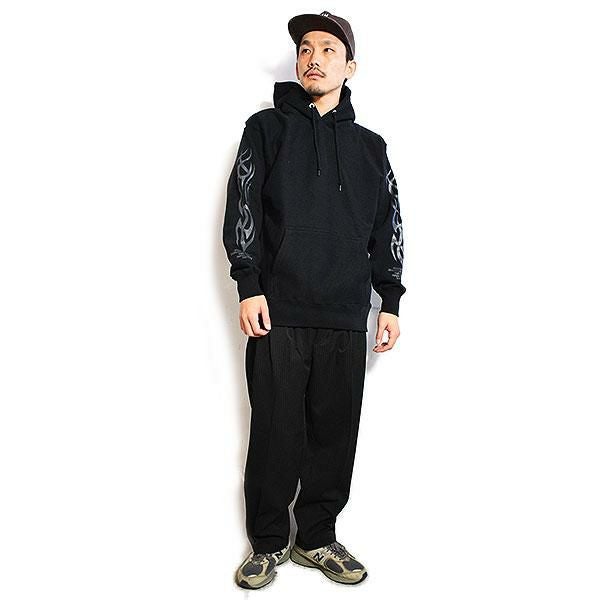 HIDE AND SEEK ハイドアンドシーク Striped Tuck Slacks (Heavy25aw)
