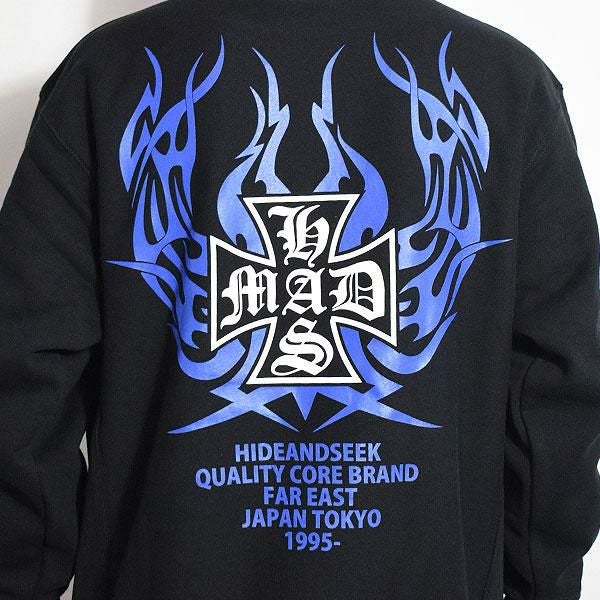 HIDE AND SEEK ハイドアンドシーク MAD Hooded Sweat Shirt