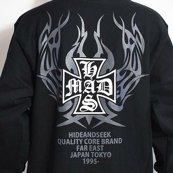 HIDE AND SEEK ハイドアンドシーク MAD Hooded Sweat Shirt