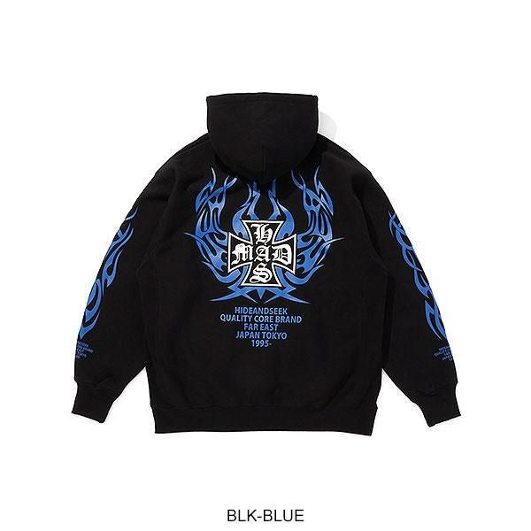 HIDE AND SEEK ハイドアンドシーク MAD Hooded Sweat Shirt
