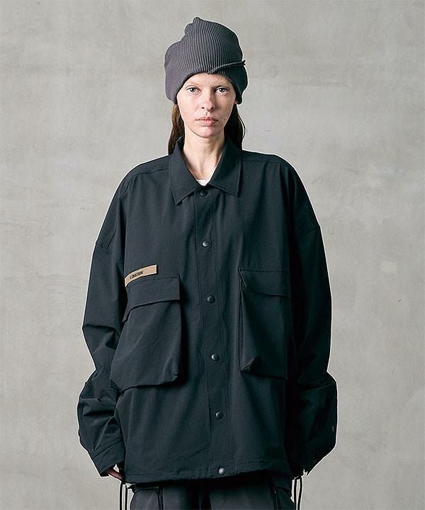 VIRGO ユーティリティシャツジャケット ブラック 2026 春夏 先行予約 2月～3月入荷予定 VIRGOwearworks ヴァルゴウェア