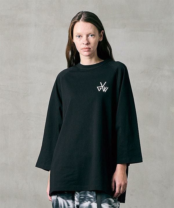 VIRGOwearworks ヴァルゴウェアワークス 3/4 SLEEVE APPLIQUE TEE