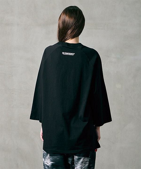 VIRGOwearworks ヴァルゴウェアワークス 3/4 SLEEVE APPLIQUE TEE
