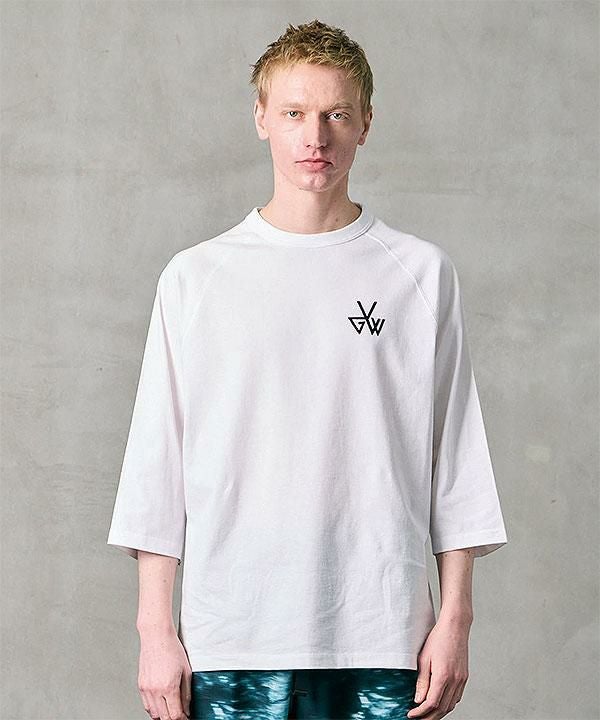 VIRGOwearworks ヴァルゴウェアワークス 3/4 SLEEVE APPLIQUE TEE