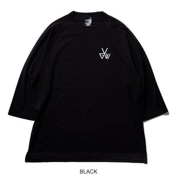VIRGOwearworks ヴァルゴウェアワークス 3/4 SLEEVE APPLIQUE TEE