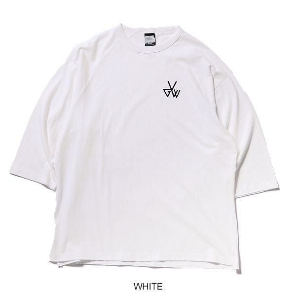 VIRGOwearworks ヴァルゴウェアワークス 3/4 SLEEVE APPLIQUE TEE