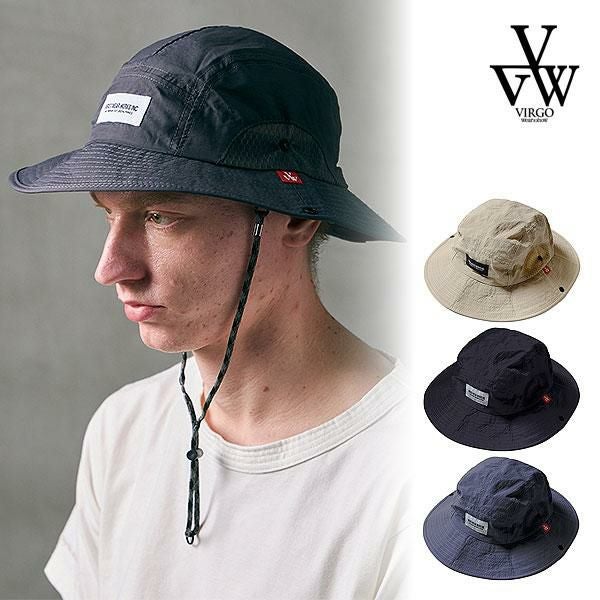 VIRGO アウトドアハット ブラック VIRGOwearworks ヴァルゴウェアワークス UTILITY BREEZE HAT